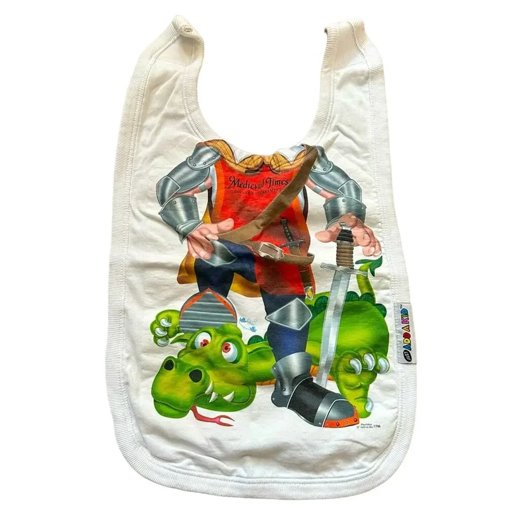 Medieval Times baby bib